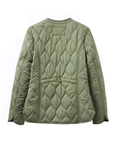 joules green quilted jacket