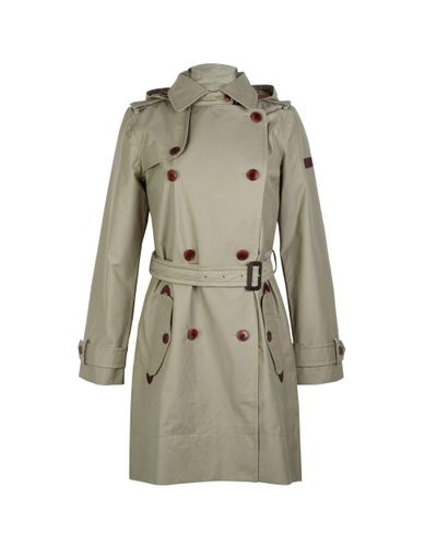 Aigle Cotton Trenchy New Ladies Trench Coat in Natural - Lyst
