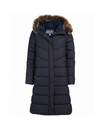 barbour hamble quilted jacket navy