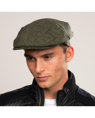 Barbour Moons Tweed Cap in Olive (Green) for Men - Lyst