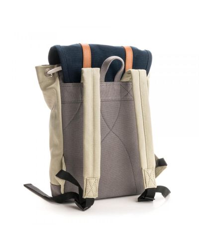 Sandqvist Leather Stig Mini Backpack in Blue for Men - Lyst