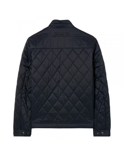 GANT Synthetic The Quilted Windcheater Jacket in Black for Men - Lyst