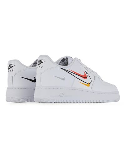 Air force 1 low multi swoosh Nike pour homme en coloris Blanc - Lyst