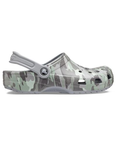 light grey crocs women's