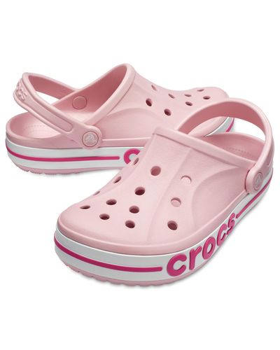 petal pink crocs