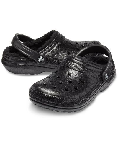 classic glitter lined clog