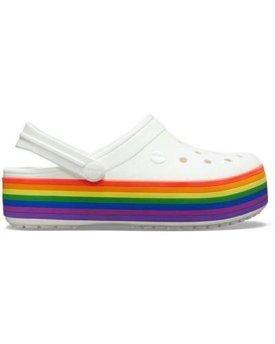 crocs multi stripe