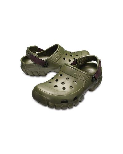 crocs offroad army green