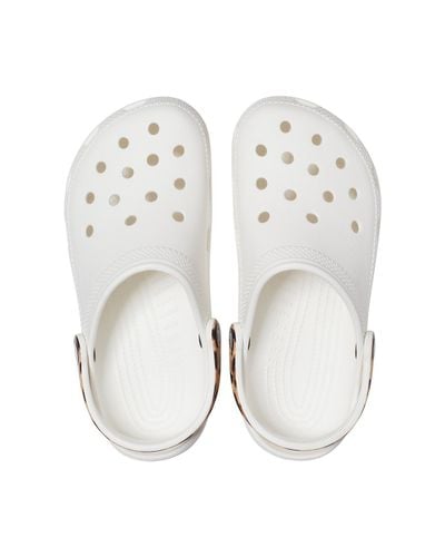 crocs with leopard strap