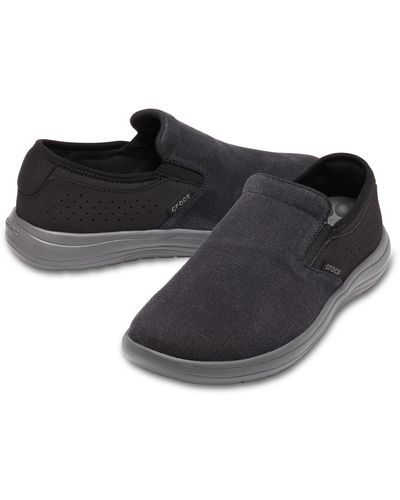crocs reviva canvas slip on