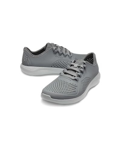 Crocs™ Men's Literidetm Pacer in Charcoal/Light Gray (Gray) for Men - Lyst