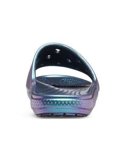 classic crocs iridescent clog