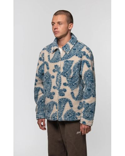 stussy paisley sherpa