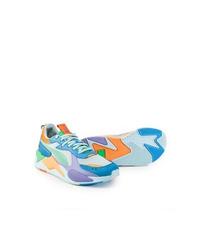 puma rsx blue and orange