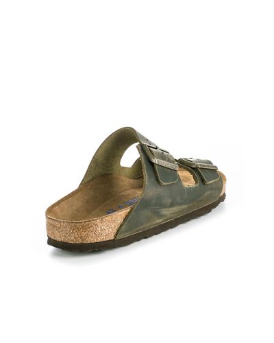 birkenstock arizona jade oiled leather