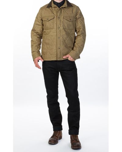 Filson Cotton Hyder Quilted Jac-shirt Tan for Men - Lyst