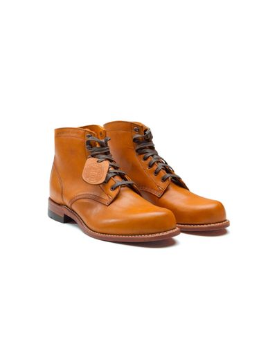 wolverine boots tan