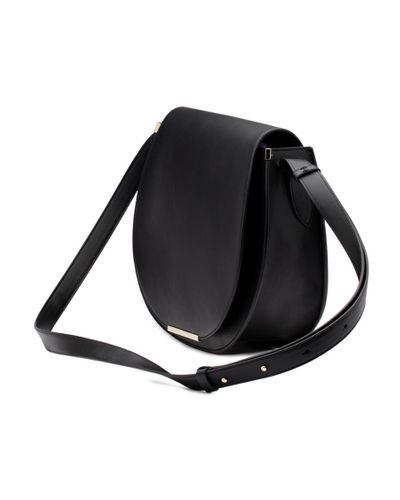 black saddle purse
