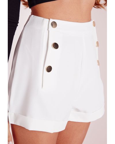 White Shorts With Gold Buttons Denmark, SAVE 42% - motorhomevoyager.co.uk