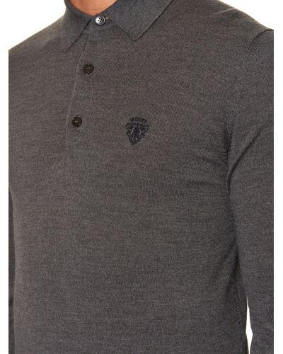 grey gucci polo