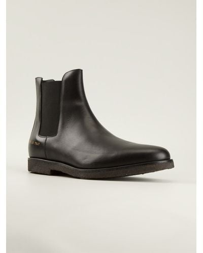 common projects leather chelsea boot