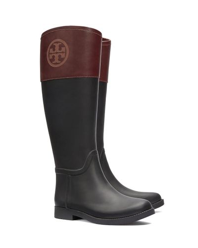 tory burch classic rain boots