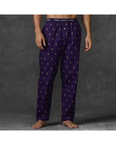 allover pony cotton jogger
