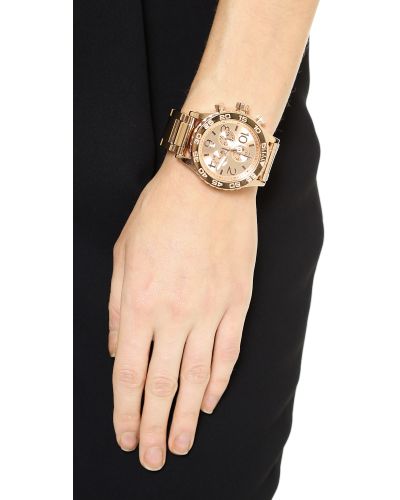 nixon women's chrono watch