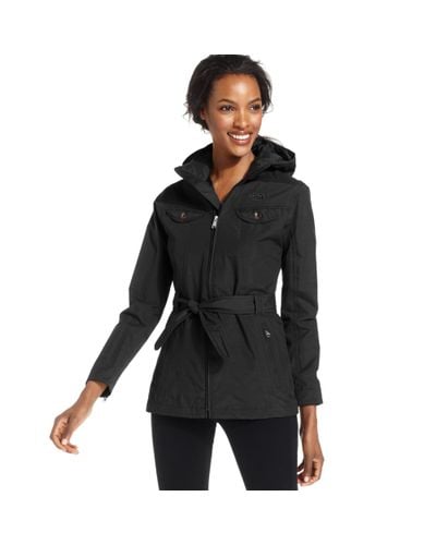 north face belted rain jacket