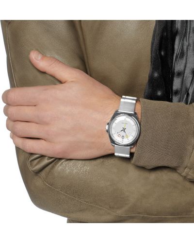 Paul Smith Five Eyes Stainless Steel Watch In Silver Metallic For Men Lyst