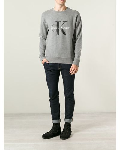 ck grey sweatshirt