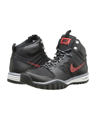 Nike Dual Fusion Hills Mid in Black for 