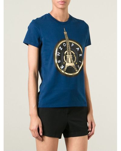 kenzo eiffel tower t shirt