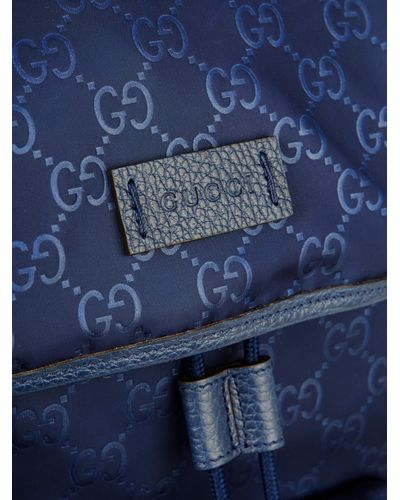 gucci backpack navy