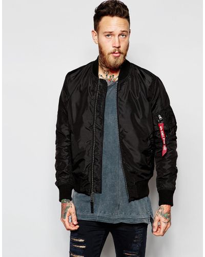 alpha industries black bomber