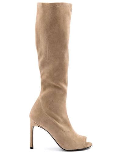 stuart weitzman open toe bootie