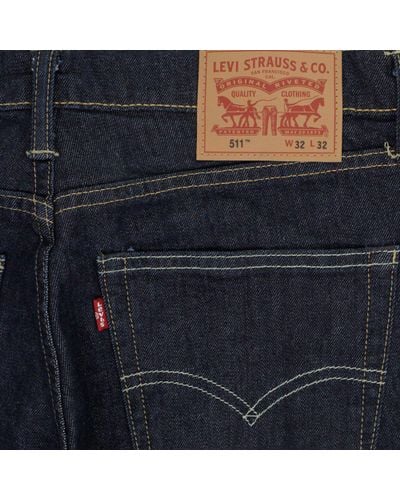 Levi's Levis 511 Slim Fit Rock Cod Strong Denim Jeans 04511-1786 in Blue  for Men - Lyst