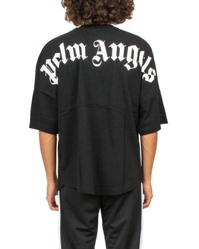 Palm Angels T-shirt Con Stampa Abbigliamento
