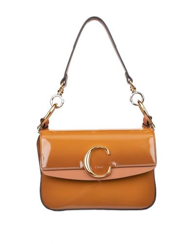 chloe small c double carry bolsa