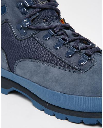 blue timberland euro hiker