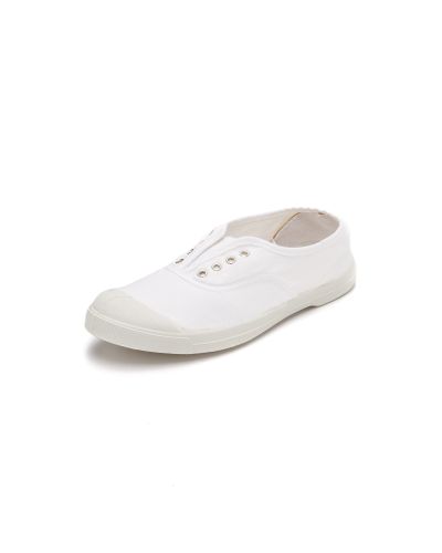 Bensimon Canvas Tennis Elly Sneakers in White - Lyst