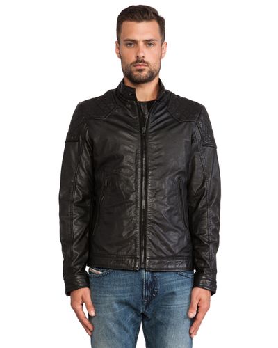 diesel laleta leather jacket