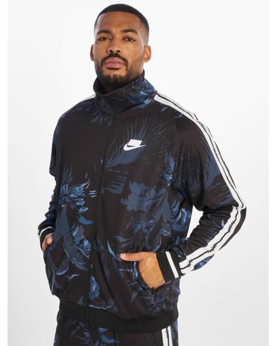 Nike Sportswear NSW Track-Jacket mit Print in Schwarz für Herren | Lyst DE