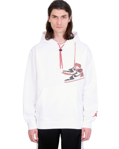 Nike Sweatshirt In White Cotton for Men - Lyst