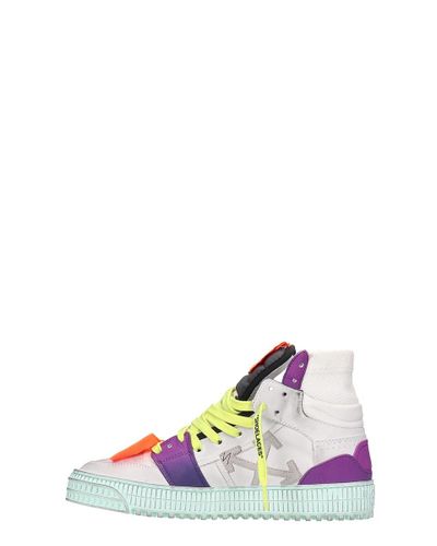 Sneakers Off Court in Pelle Viola di Off-White c/o Virgil Abloh in Viola |  Lyst
