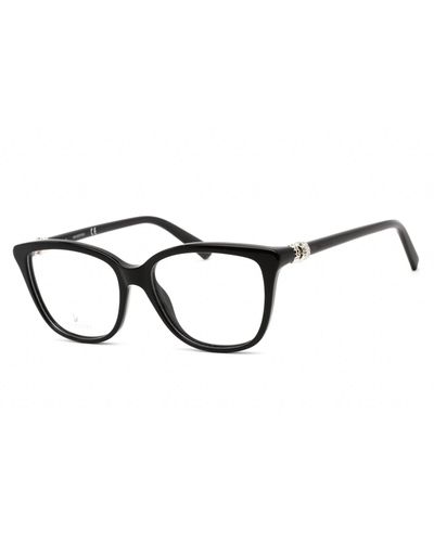 Swarovski Sk5242 Eyeglasses Shiny Black / Clear Lens | Lyst