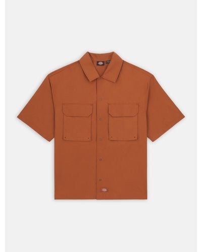 Dickies Fishersville Short Sleeve Shirt - Brown