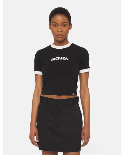 Dickies Herndon Ringer Short Sleeve T-shirt - Black