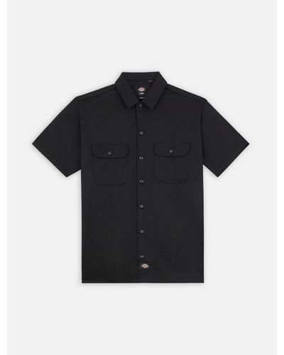 Dickies Black Short Sleeves Worker Shirt