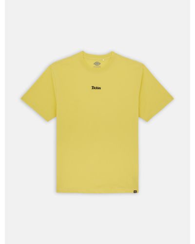 Dickies Guy Mariano Embroidered Short Sleeve T-shirt - Yellow